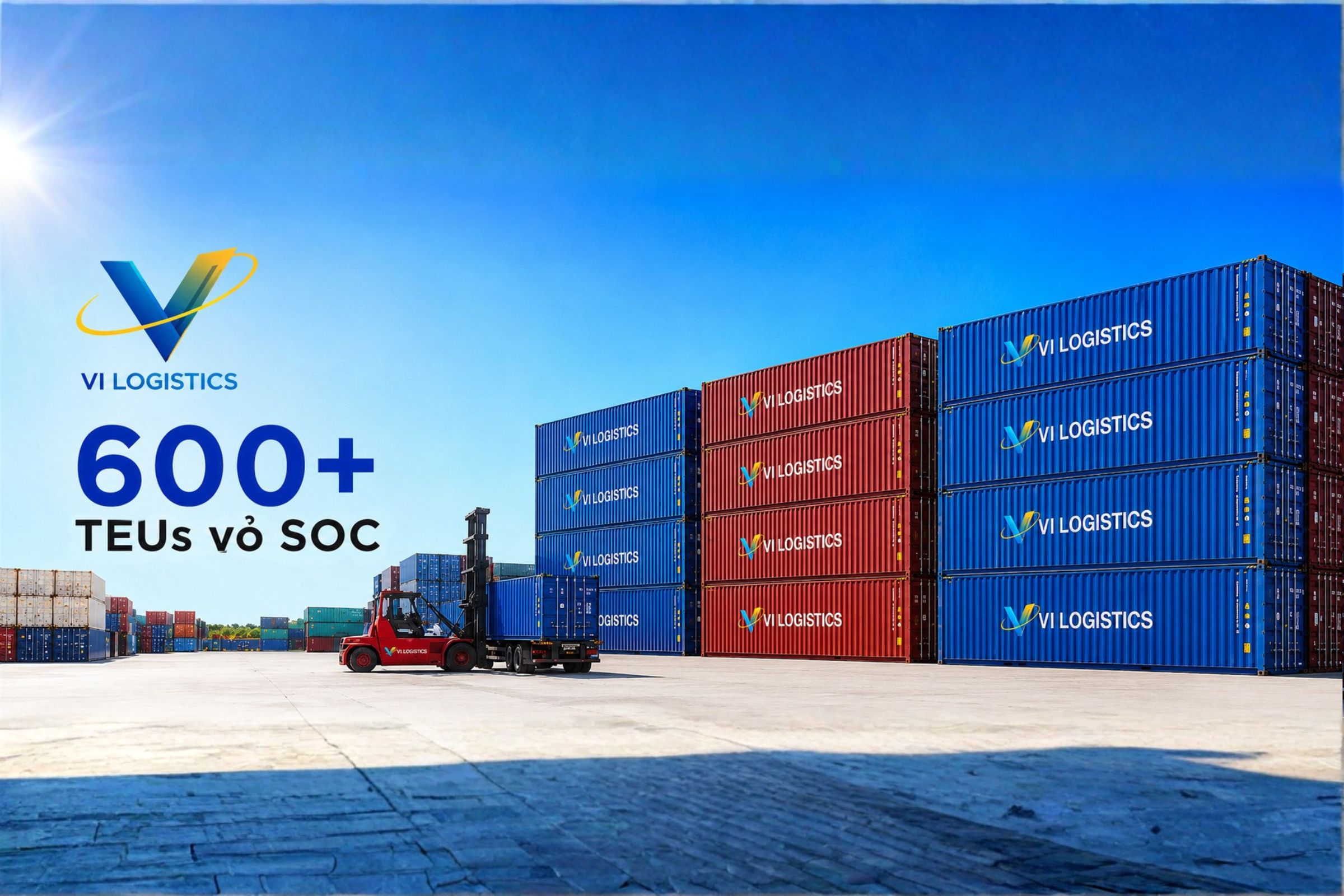 Hơn 600 TEUs vỏ Container SOC